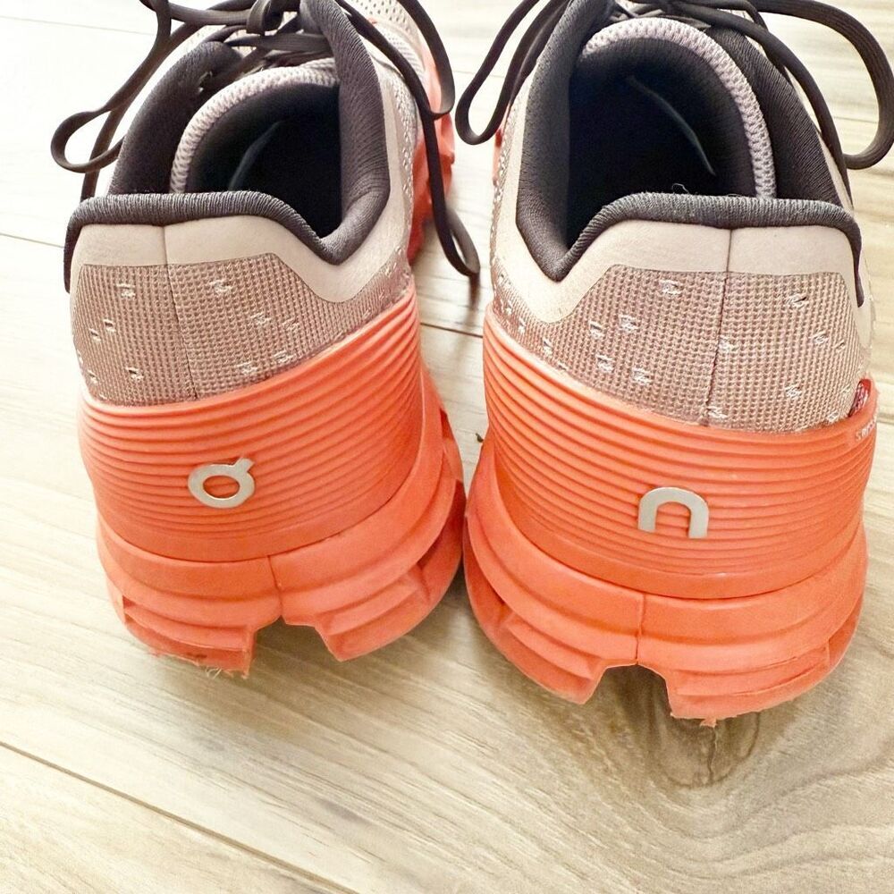 ON CLOUD | Running Women's Cloudstratus Sneaker Shoe Rosebrown Flare | Size 9 - Picture 4 of 10
